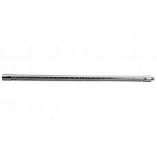 Goose neck for microphones 15 x 400 mm chrome